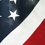 Usa Proud American Flag 7 Art Print