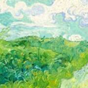 Van Gogh Green Wheat Fields 1890 Art Print