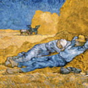 Van Gogh The Siesta - Circa 1890 Art Print