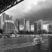 Vancouver In Bw Art Print