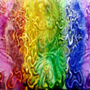 Venus De Rainbow Art Print