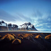 Vestrahorn At Dawn Art Print