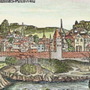 View Of Vienna, 1493 Art Print