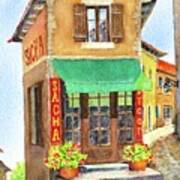 Village In Provence Art Print