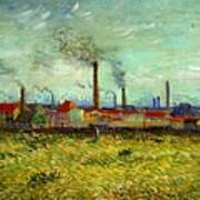 Vincent Van Gogh - Factories At Clichy Art Print