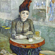 Vincent Van Gogh's Agostina Segatori Sitting In The Cafe Du Tambourin Art Print