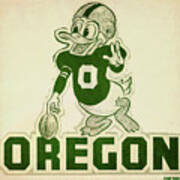 Vintage Oregon Cartoon Art Print