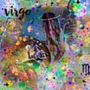 Virgo Zodiac Art Art Print
