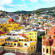 Viva Mexico Collection - Colorful Guanajuato I I Art Print