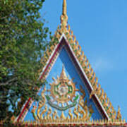 Wat Bung Temple Gate Dthnr0221 Art Print