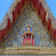 Wat Maha Pruettharam Assembly Hall Gable Dthb2271 Art Print