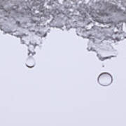 Water Drops Art Print