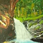 Waterfall Canada # 231 Art Print