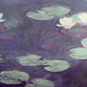 Waterlilies By Monet Art Print