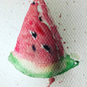 Watermelon Waterings Art Print