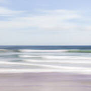 Waves Rush - Del Mar Art Print