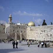 Western Wall In Jerusalem Israel Art Print