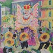 When The Saints Go Marching In---mardi Gras King Rex Art Print