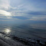 When The Sky Felt On The Sea Jurmala Art Print