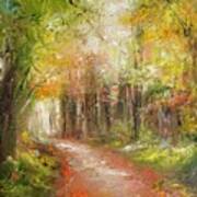 Paintings Of Where Will Life's Road Lead Us....... Art Print