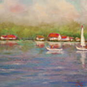 White Sails.raw Art Print