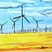 Wind Farm Horizontal Art Print