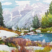 Wind River Wilderness Art Print
