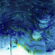 Windblown Blue Art Print