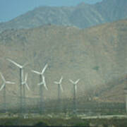 Windmills Of Palm Springs Art Print