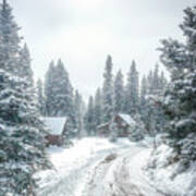 Winter In Wonderland From Red River Nm Art Print