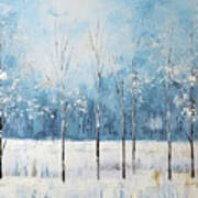Winter Landscape # 3 Art Print