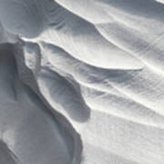 Winter Snow Drift Sculpture Art Print