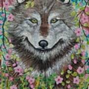 Wolf Spring Art Print