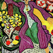 Woman In A Purple Coat By Henri Matisse 1937 Art Print