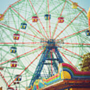 Wonder Ferris Wheel Art Print