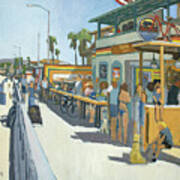 Woody's Breakfast And Burgers - Pacific Beach, San Diego, California Art Print