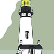 Yaquina Head Lighthouse Art Print