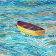 Yellow Boat Art Print
