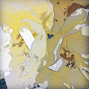 Yellow Tulip Abstract Art Print