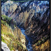 Yellowstone River Gorge Art Print