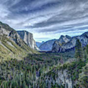 Yosemite National Park Tunnel View Art Print
