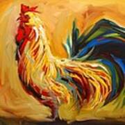 Yummy Rooster Art Print