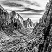 Zion Canyon Art Print