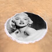 Marilyn Monroe Round Beach Towel by Granger - Granger Art on Demand -  Website