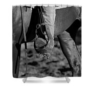 Legs Black And White Shower Curtain by Michelle Wrighton