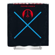 No225 My Star Wars Episode Iii Revenge Of The Sith Minimal Movie Poster Shower Curtain No225 My Star Wars Episode Iii Revenge Of The Sith Minimal Movie Poster Shower Curtain
