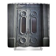 Old Doorway Quebec City Shower Curtain Old Doorway Quebec City Shower Curtain