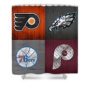 Philadelphia Sports Fan Recycled Vintage Pennsylvania License Plate Art Flyers  Eagles 76ers Phillies Zip Pouch by Design Turnpike - Pixels Merch