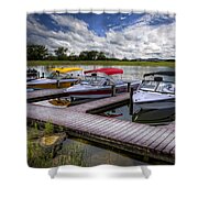 Ski Nautique Shower Curtain Ski Nautique Shower Curtain