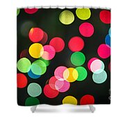 Blurred Christmas Lights Shower Curtain Blurred Christmas Lights Shower Curtain